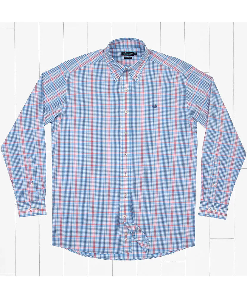 Southern Marsh - Shores Windowpane Performance Dress Shirt