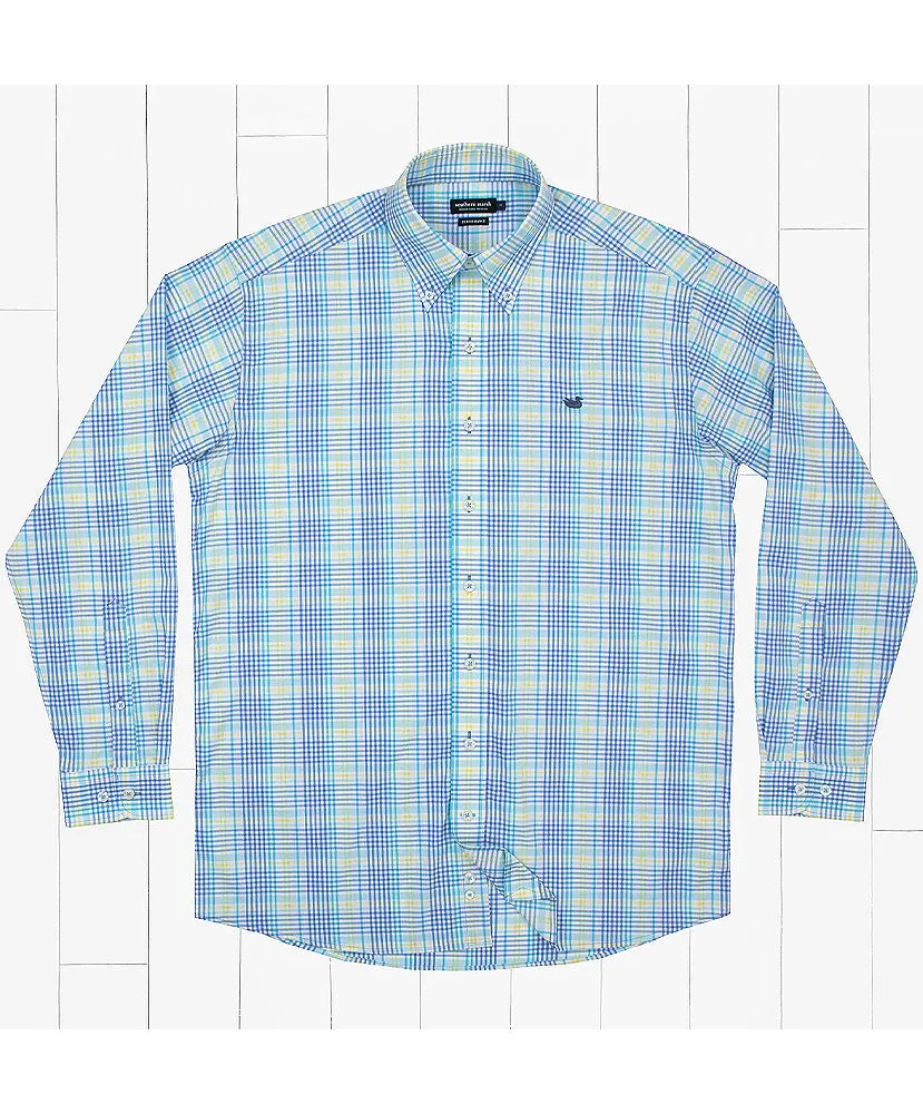 Southern Marsh - Shores Windowpane Performance Dress Shirt