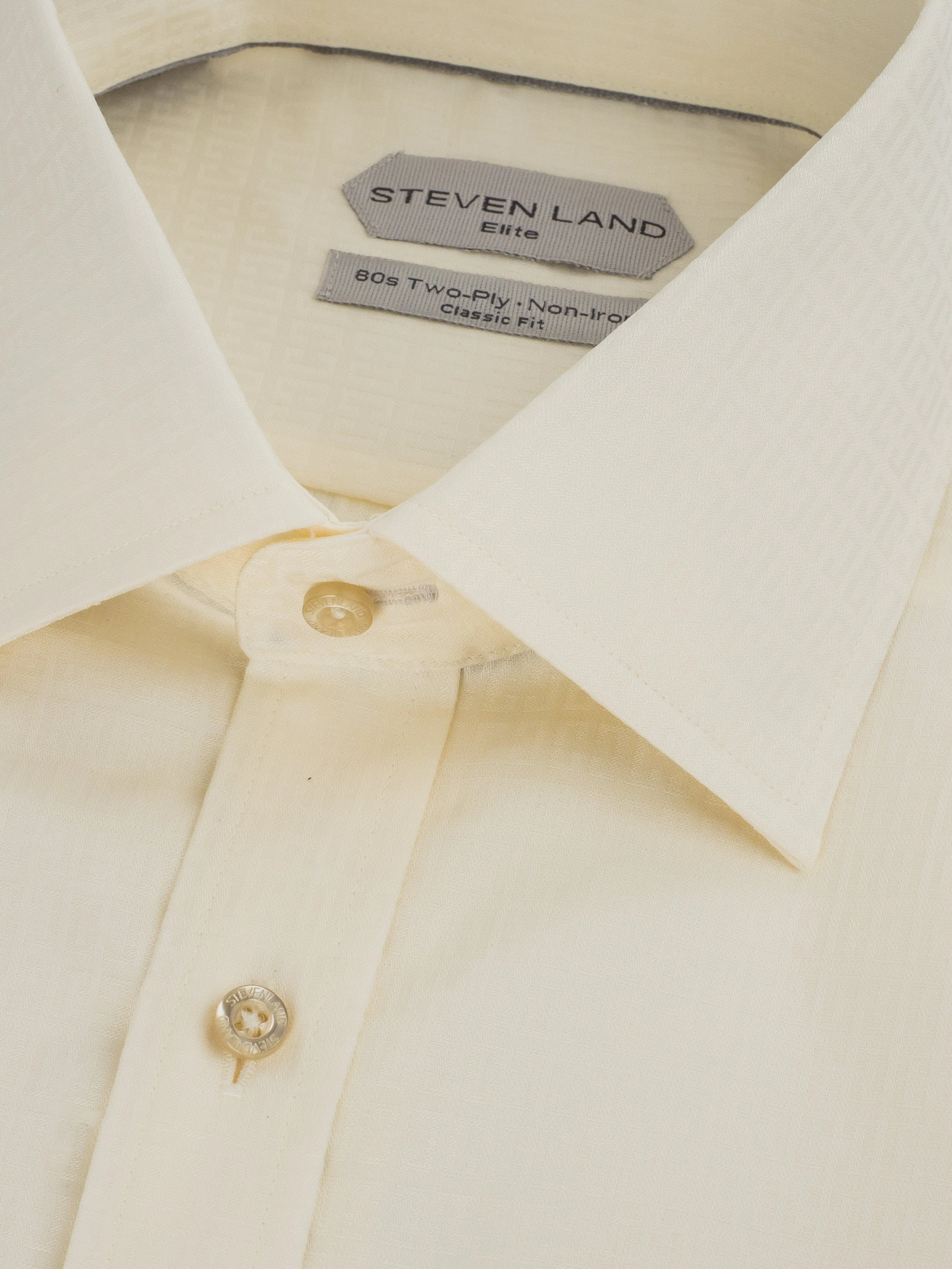 The Romeo Dress Shirt | Elite Collection | Double Woven Cotton | French Cuff | Cream