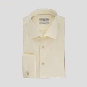The Romeo Dress Shirt | Elite Collection | Double Woven Cotton | French Cuff | Cream