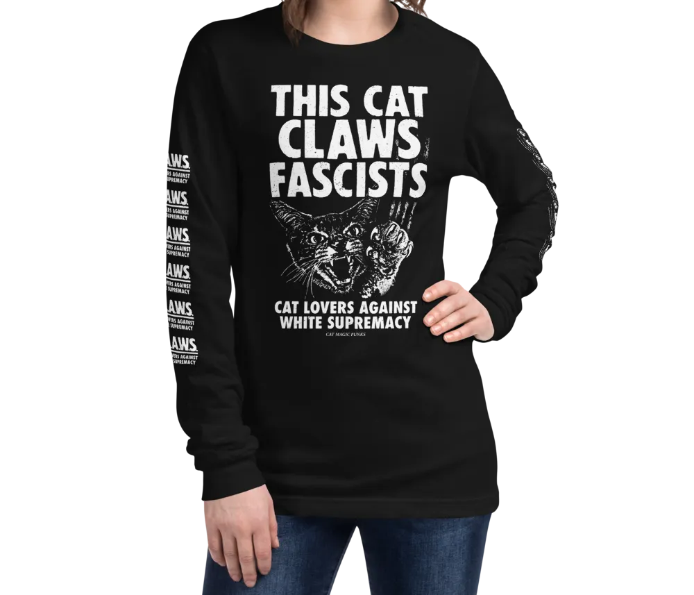 This Cat Claws Fascists Long Sleeve
