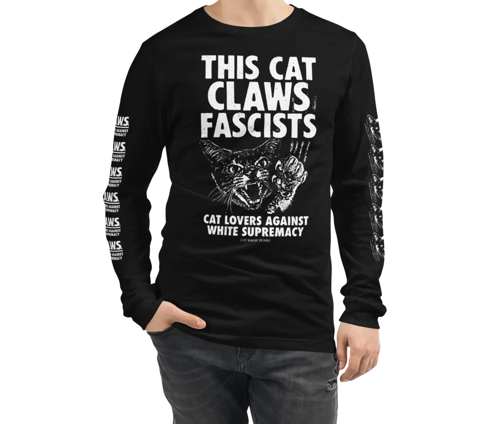 This Cat Claws Fascists Long Sleeve