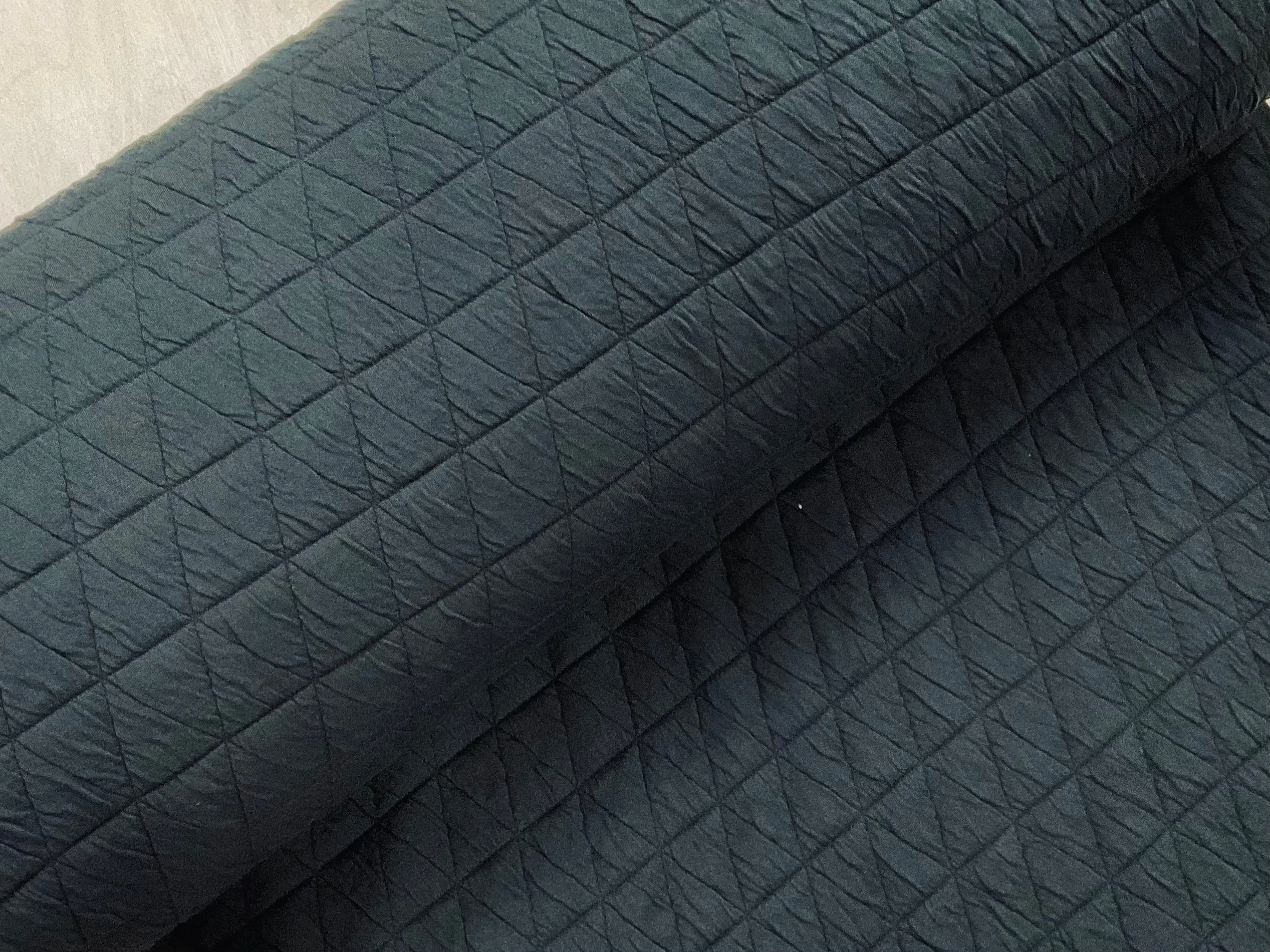 Triangle Quilted Knitted Fabric
