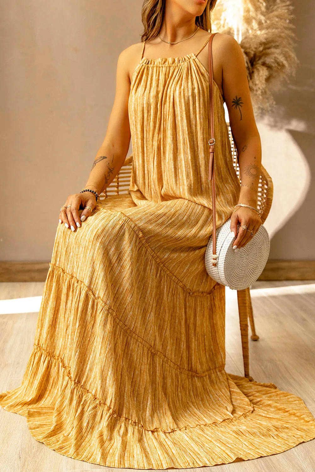 Women's Sleeveless Long Maxi Dress